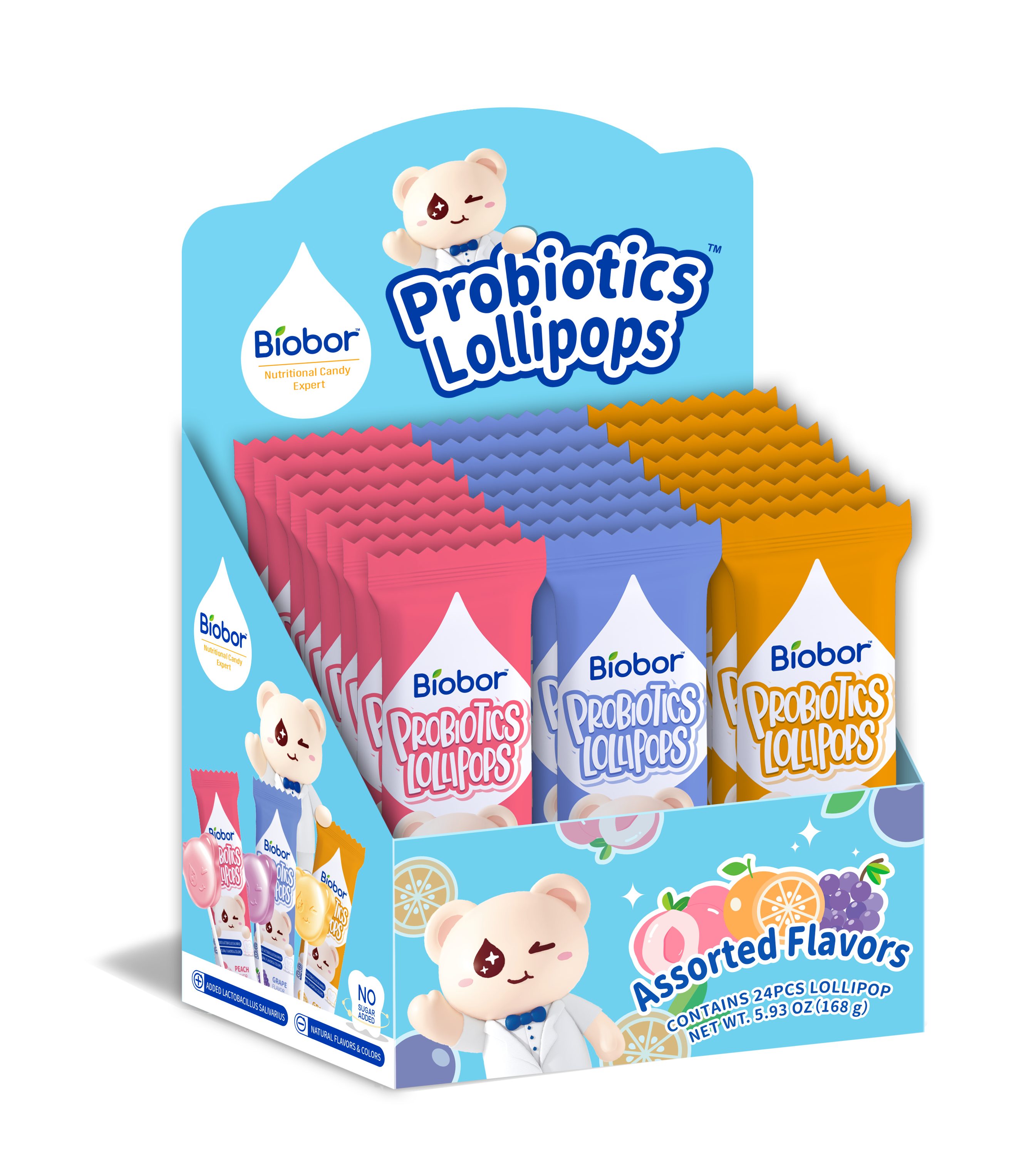 Biobor Probiotics Lollipops