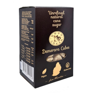Unrefined cane sugar Demerara cubes - 600 g