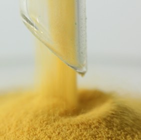 Improved powder flowability