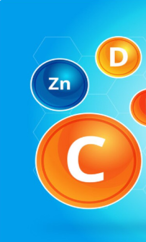Vitamin C (Ascorbic acid) + Vitamin D  (Cholecalciferol) + Zinc 