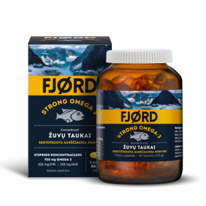 FJORD Strong Omega-3 fish oil, N80