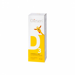 Oilesen Vitamin D3 drops 400IU, 10ml