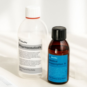 PET & HDPE Sirop Bottles – Pharmaceutical-Grade Liquid Packaging from BlueSky