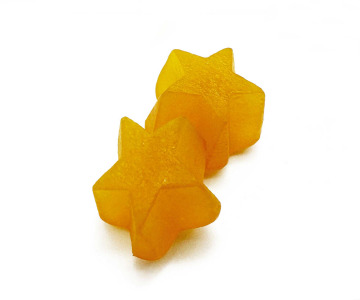 Jellies with algae oil, vitamin D3, vitamin E, vitamin C and orange flavour