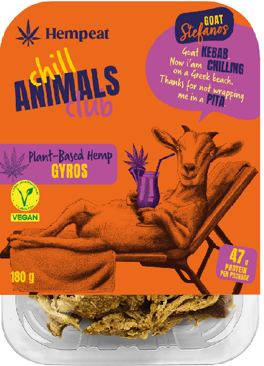 Plant-Based Gyros with Hemp