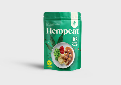 Plant-Based Meatballs with Hemp