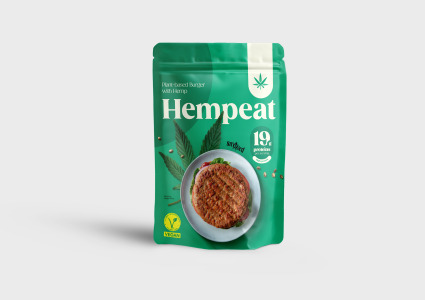 Plant-Based Burger with Hemp