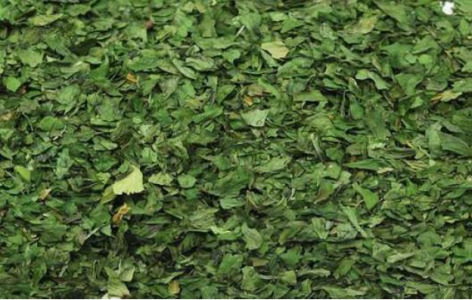 Dehydrated spinach
