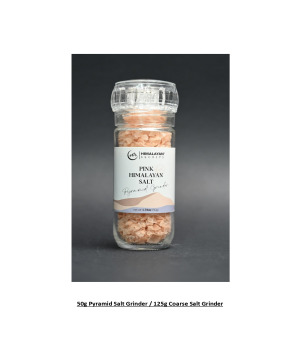 Himalayan Secrets Pink Himalayan Salt Pyramid Grinder – 50g