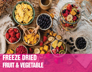 FREEZE DRIED FRUIT & VEGETABLE