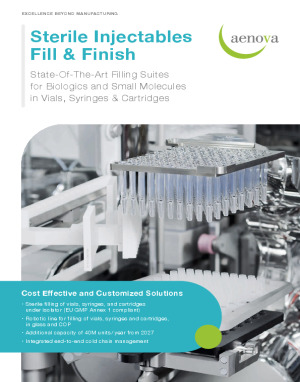 Aenova Sterile Injectables Fill & Finish