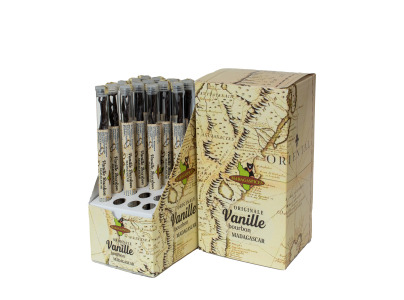 MADAGASCAR VANILLA BEAN GLASS TUBE