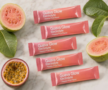 Guava Glow Electrolyte (Passion Fruit + Mango Flavour)