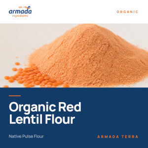 Organic Red Lentil Flour – Native | ARMADA TERRA™