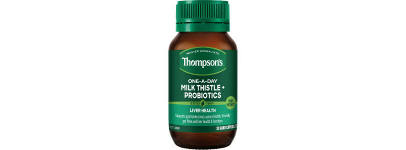 Thompson's One-A-Day Milk Thistle + Probiotics