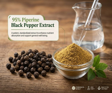 Piperine 95% (Black Pepper Extract)