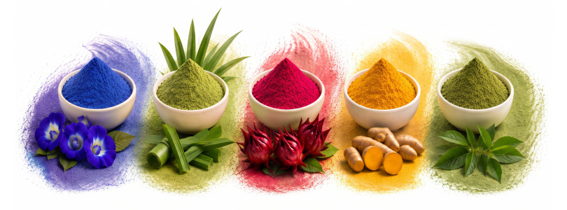 Natural color powder