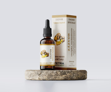 Tetra extract (Zingiber officinale) ginger in MCT oil