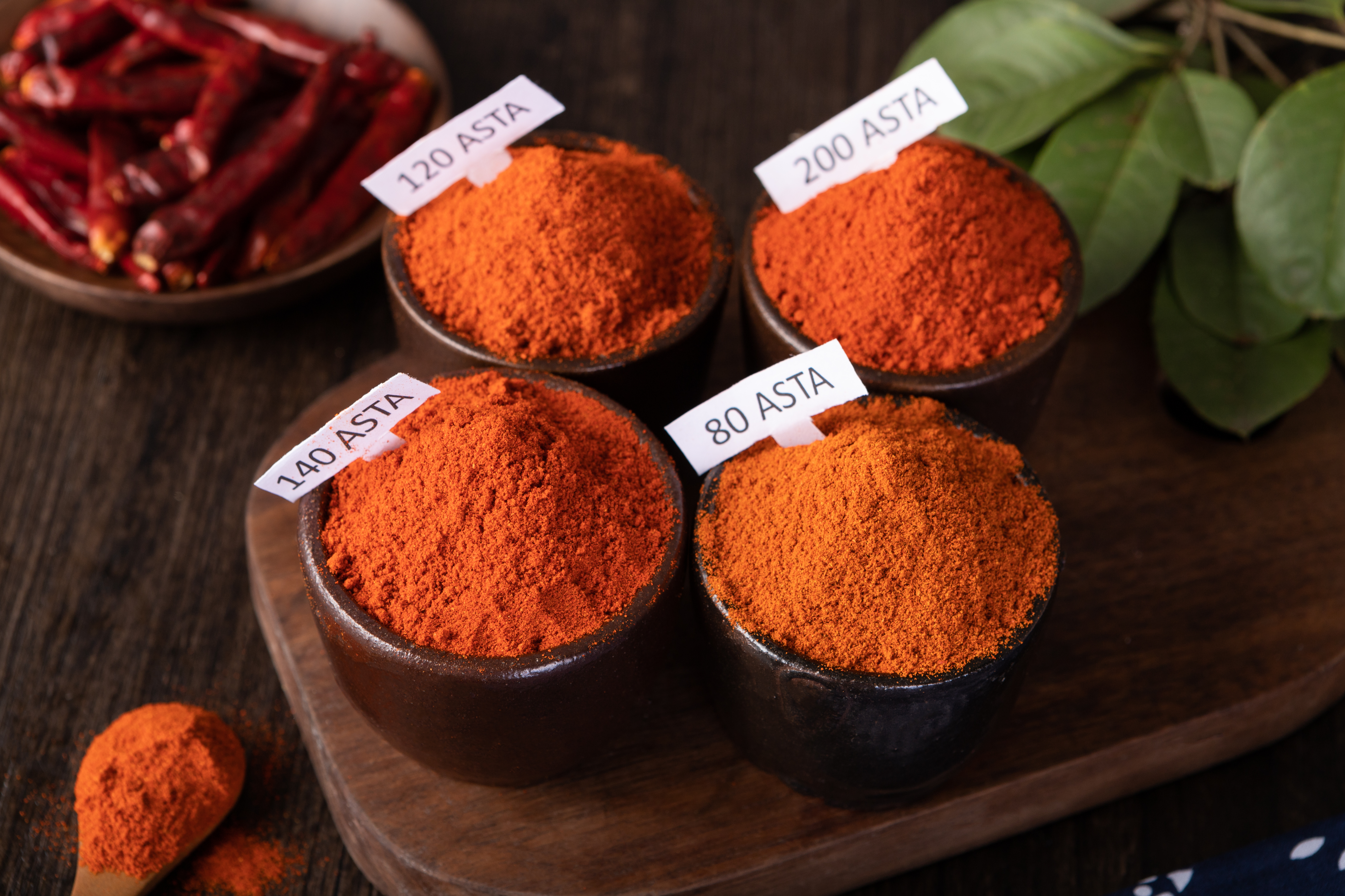 Dry paprika powder