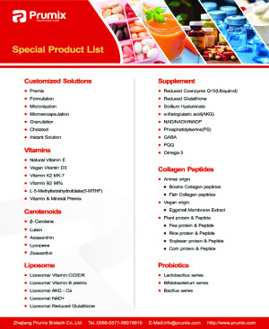 Premix for Vitamins , Minerals, Amino acids and others.