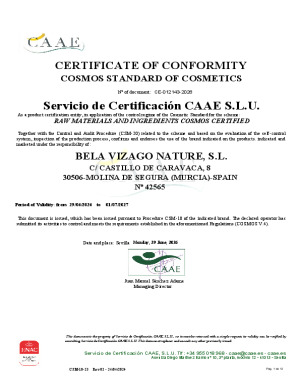 COSMOS CERTIFIED
