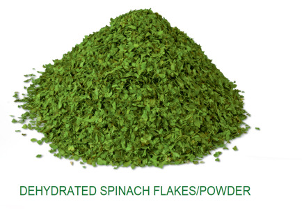 Dehydrated Spinach Flakes and Powder