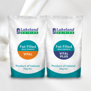 Fat filled milk powder