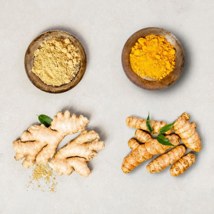 Organic Ginger and Organic Tumeric