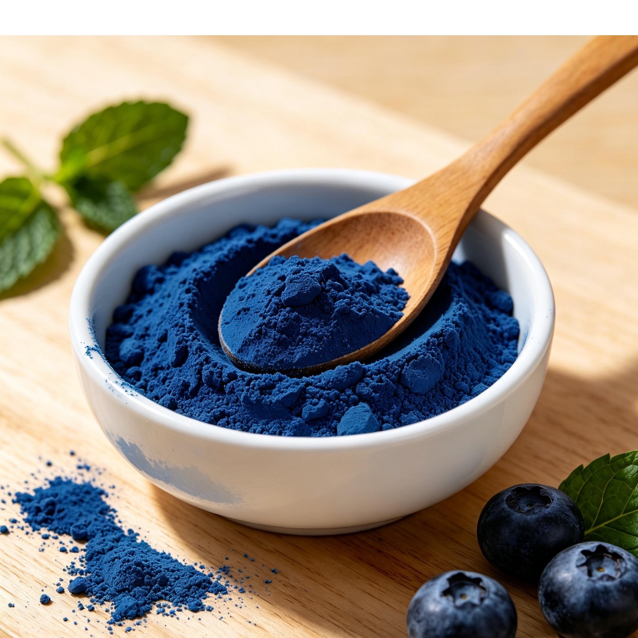 Phycocyanin-blue spirulina