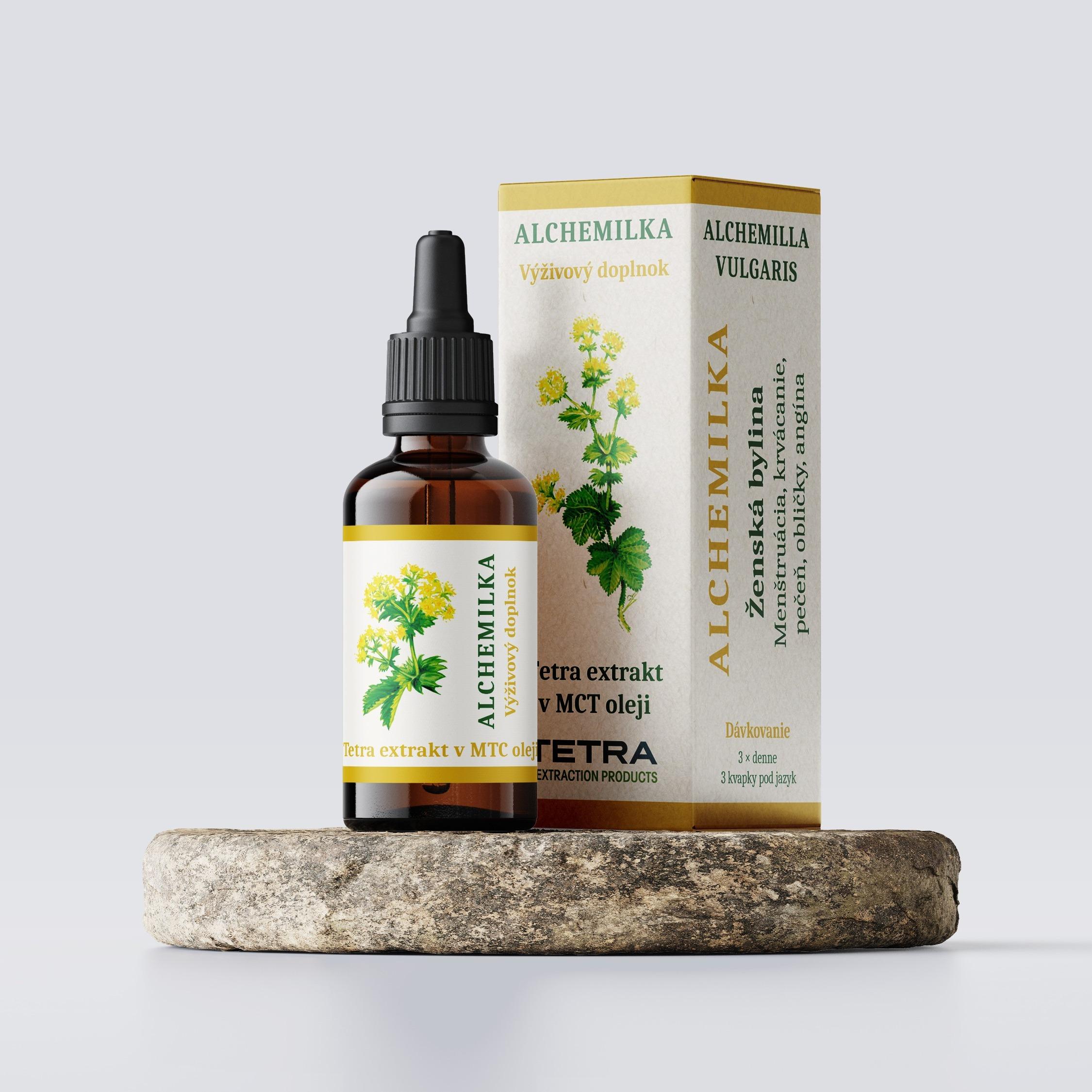 Tetra extract of Alchemila Vulgaris ( Lady's Mantle) in MCT oil