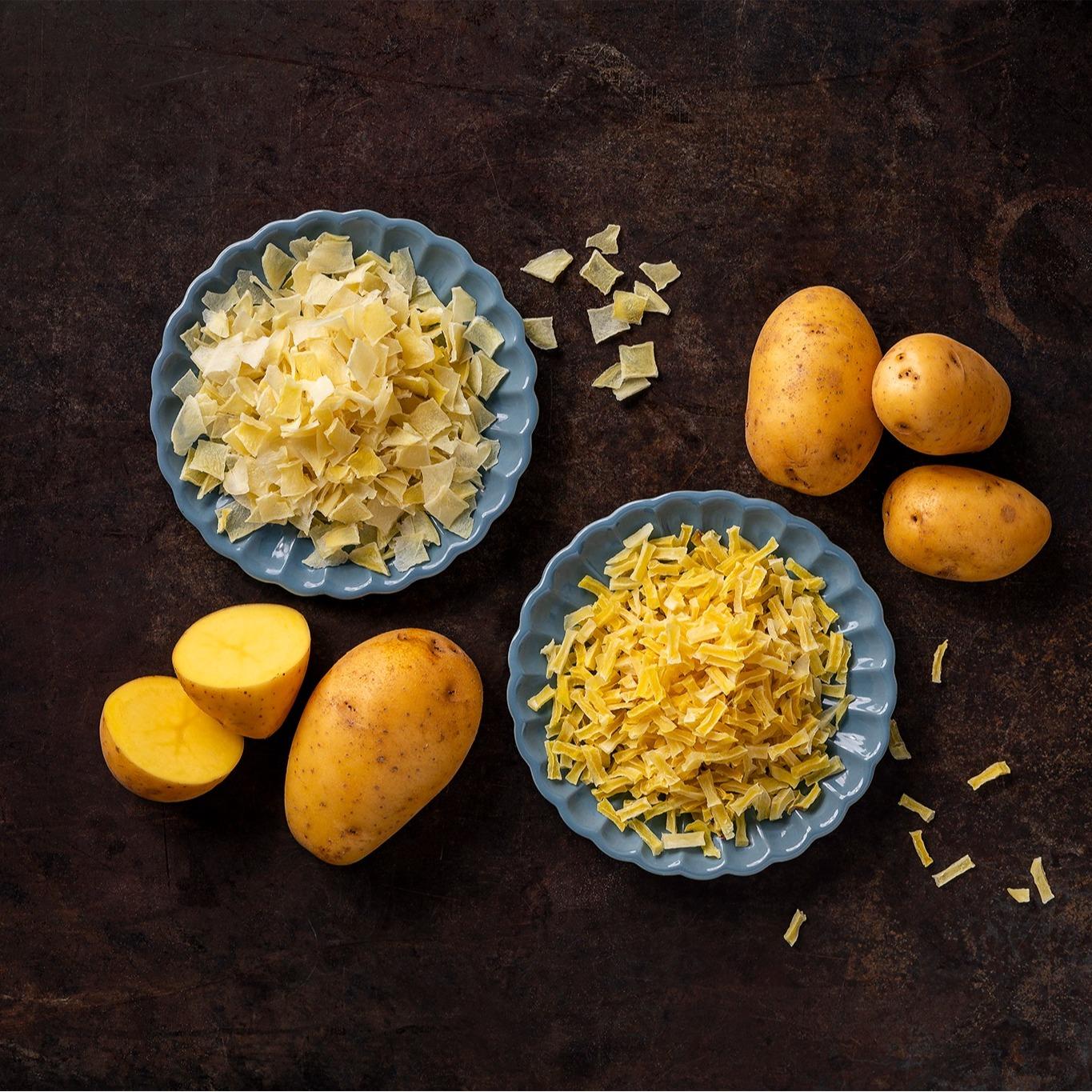 Potato shreds & squares