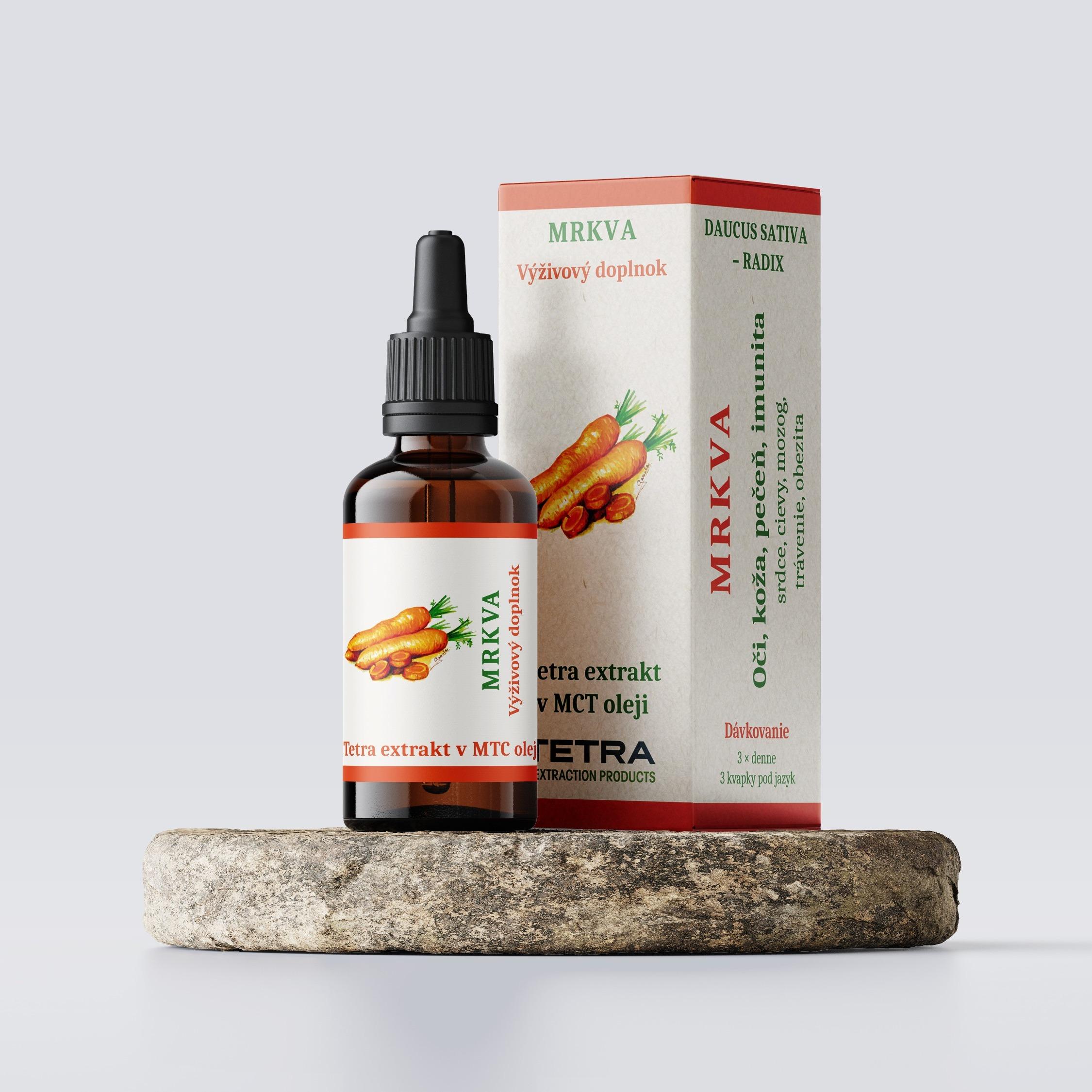 Tetra extract of carrot ( Daucus Sativa-radix) in MCT oil