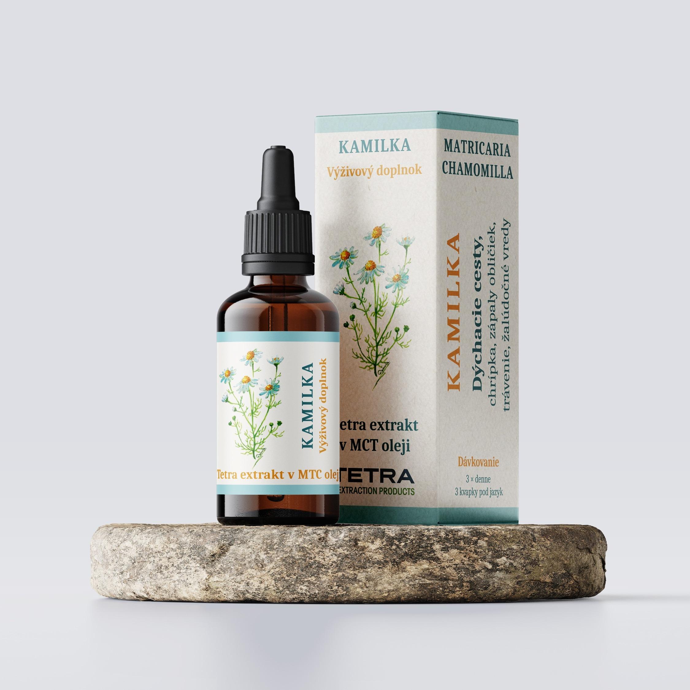 Tetra extract of Chamomile ( Matricaria Chamomilla) in MCT oil