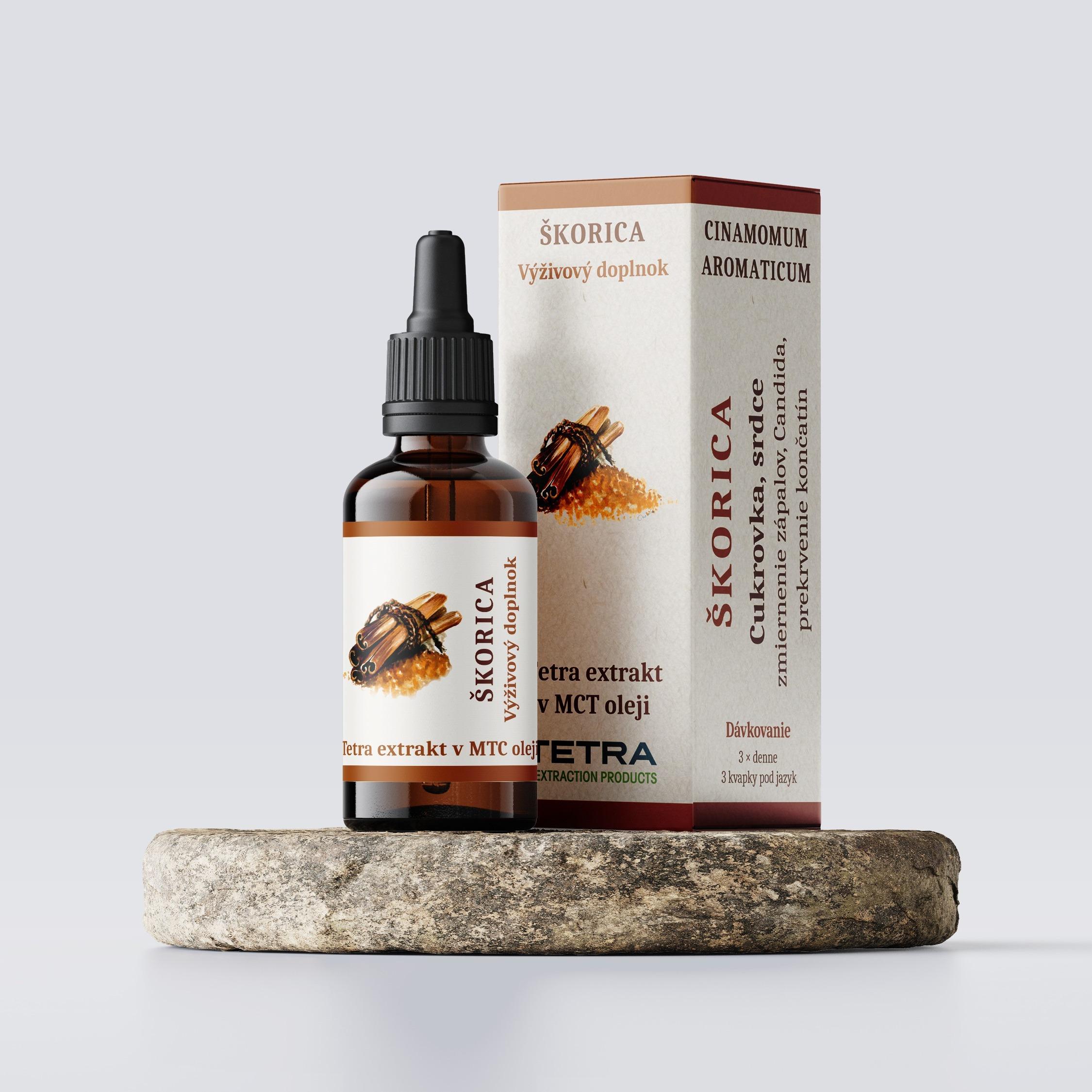 Tetra extract of cinnamon (Cinnamomum aromaticum) in MCT oil