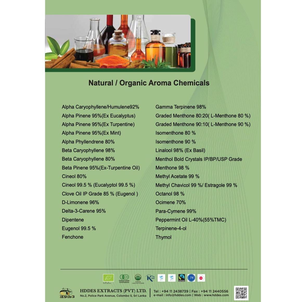 Natural Organic Aroma Chemicals