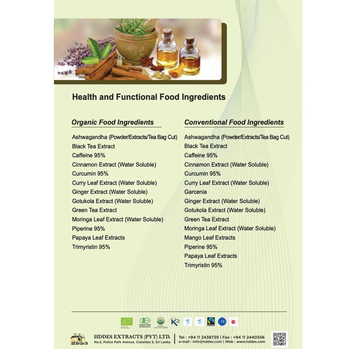 Health and Functional foods