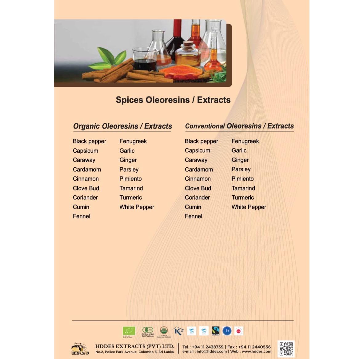 Extracts & Oleoresins