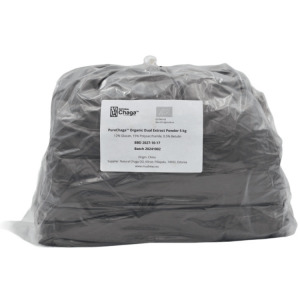 MUSHEEZ® Organic Chaga 8:1 Dual Extract Powder, Bulk