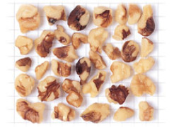 Shelled California Walnuts: Syrupers (Typical Industrial Sizes)