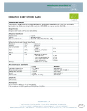 23348 Organic beef stock base