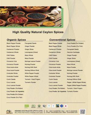 Organic & Conventional Spices
