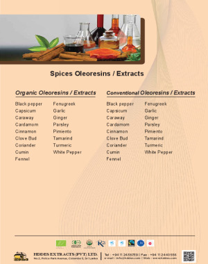 Extracts and Oleoresins