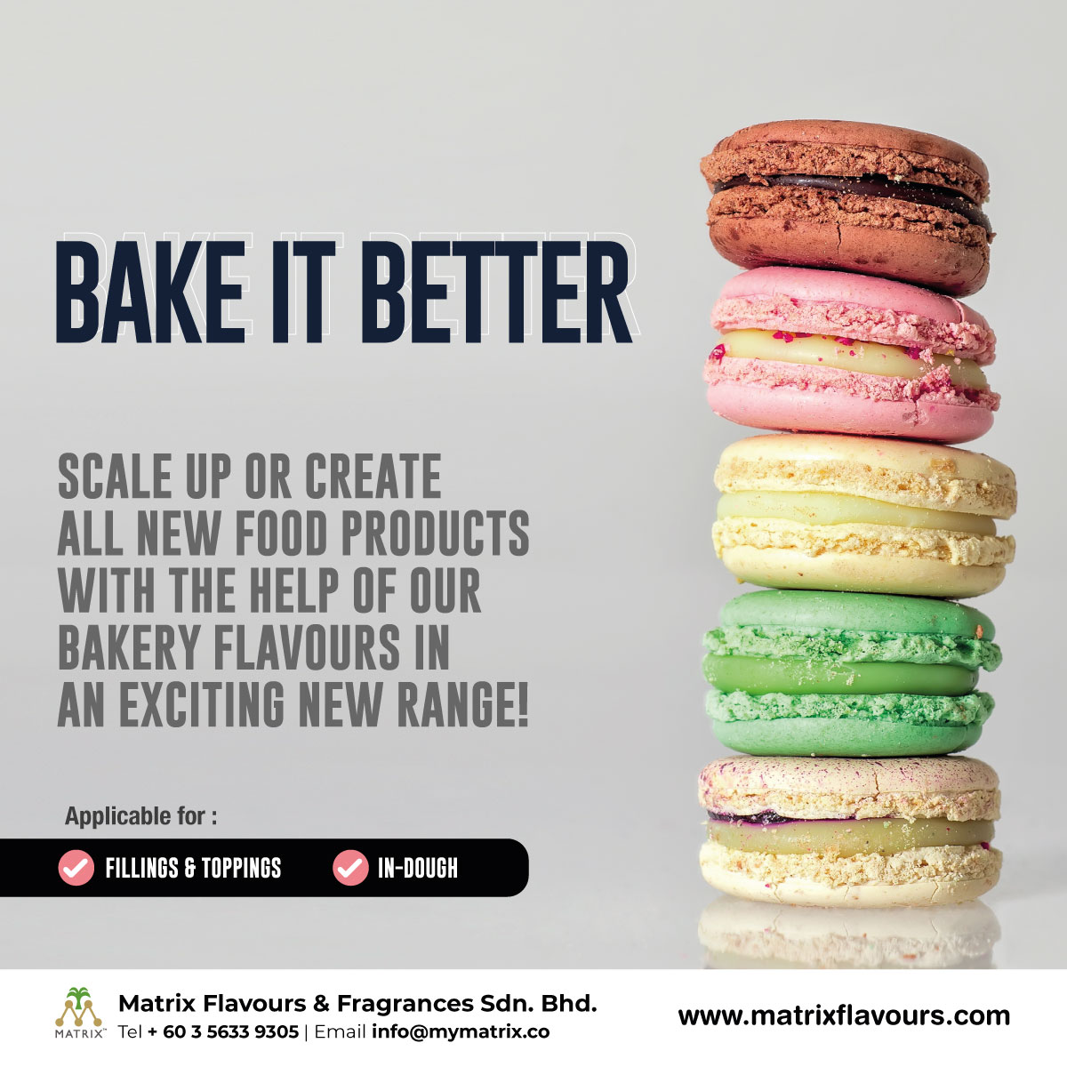 Bake It Better | Sweet Bakery Flavours for Fillings, Toppings and In-dough applications