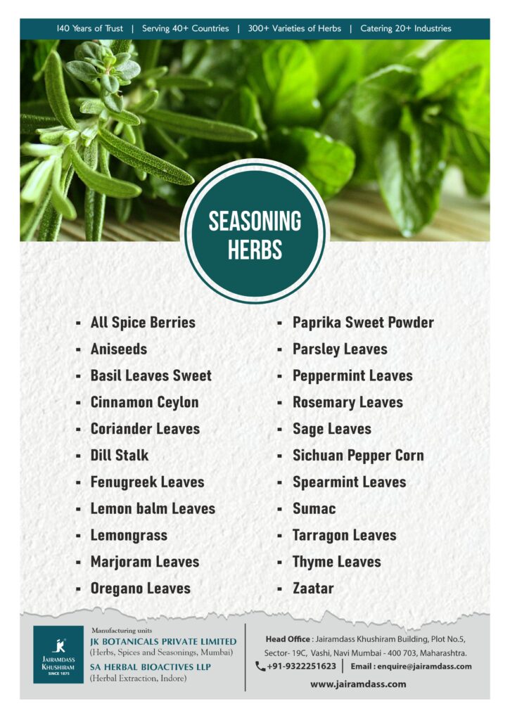 Seasoning Herbs