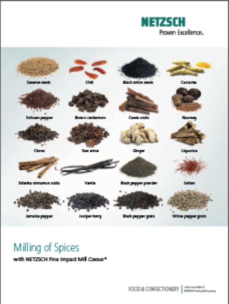 NETZSCH Flavor Protection Grinding: Milling of Spices