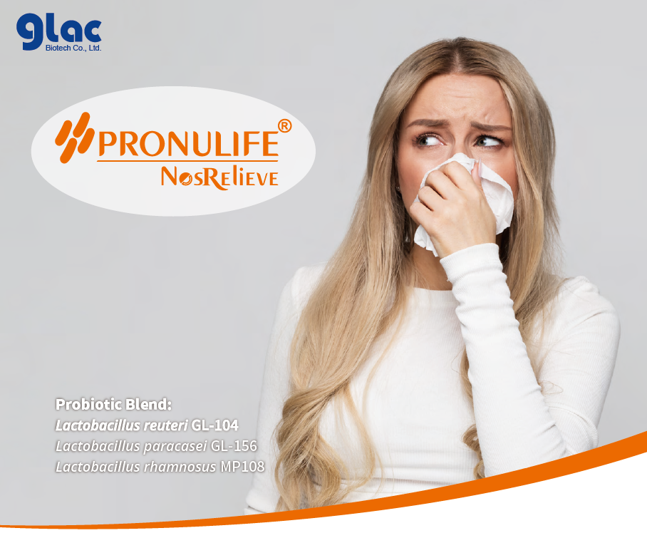 PRONULIFE® NosRelieve-Clinically proven probiotic blend for Allergy Relief