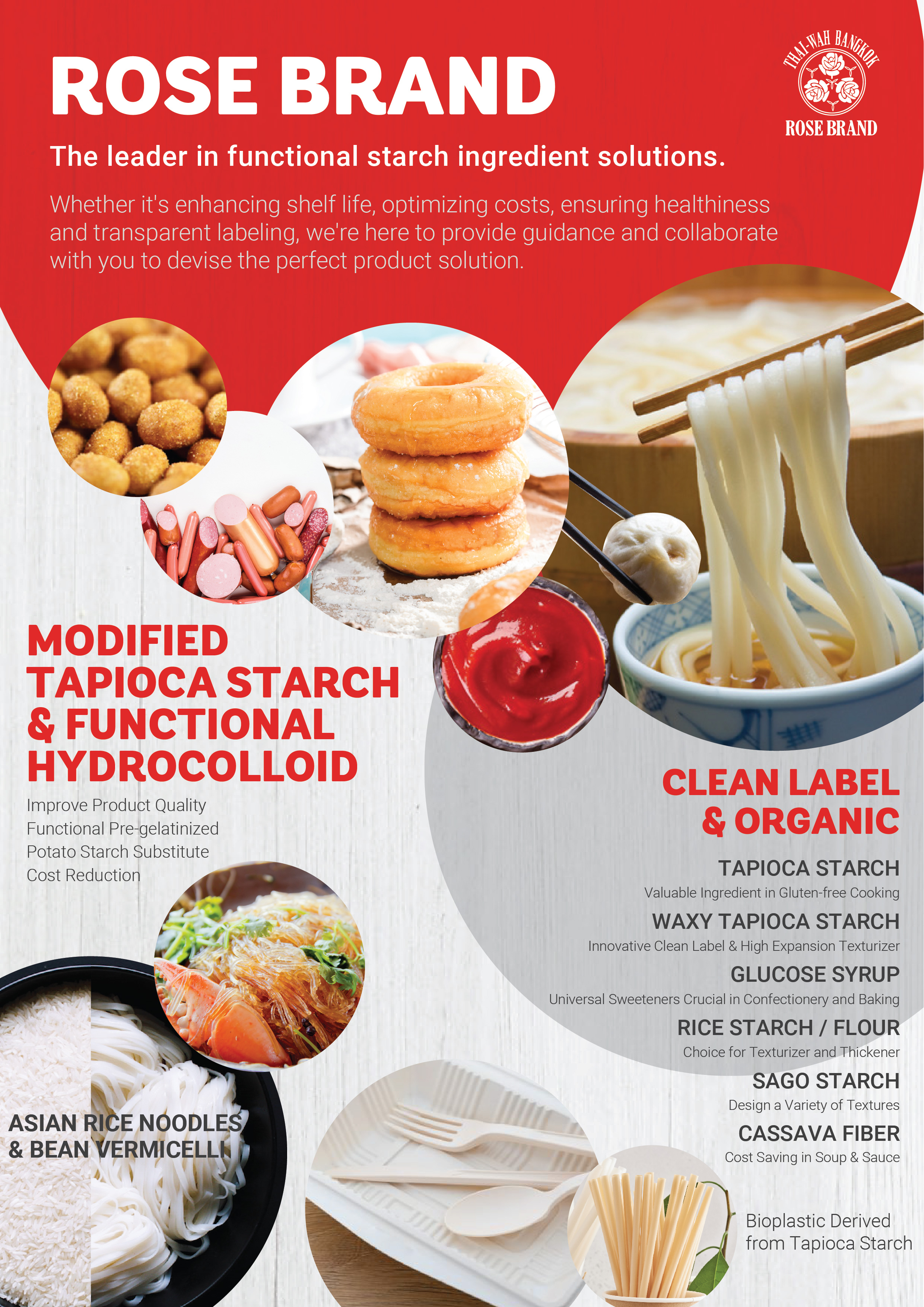 Starch ingredient by Rose Brand brochure