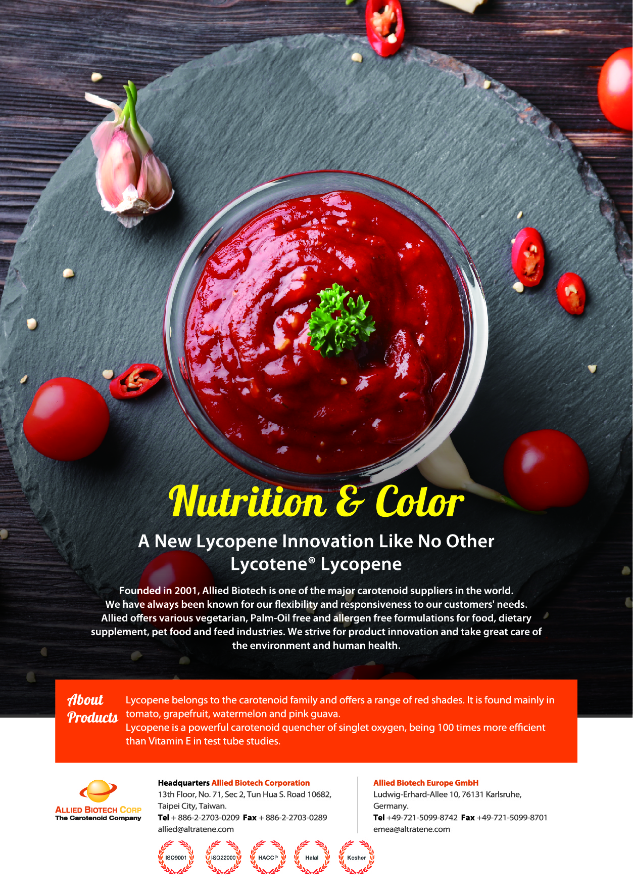 Lycopene Brochure
