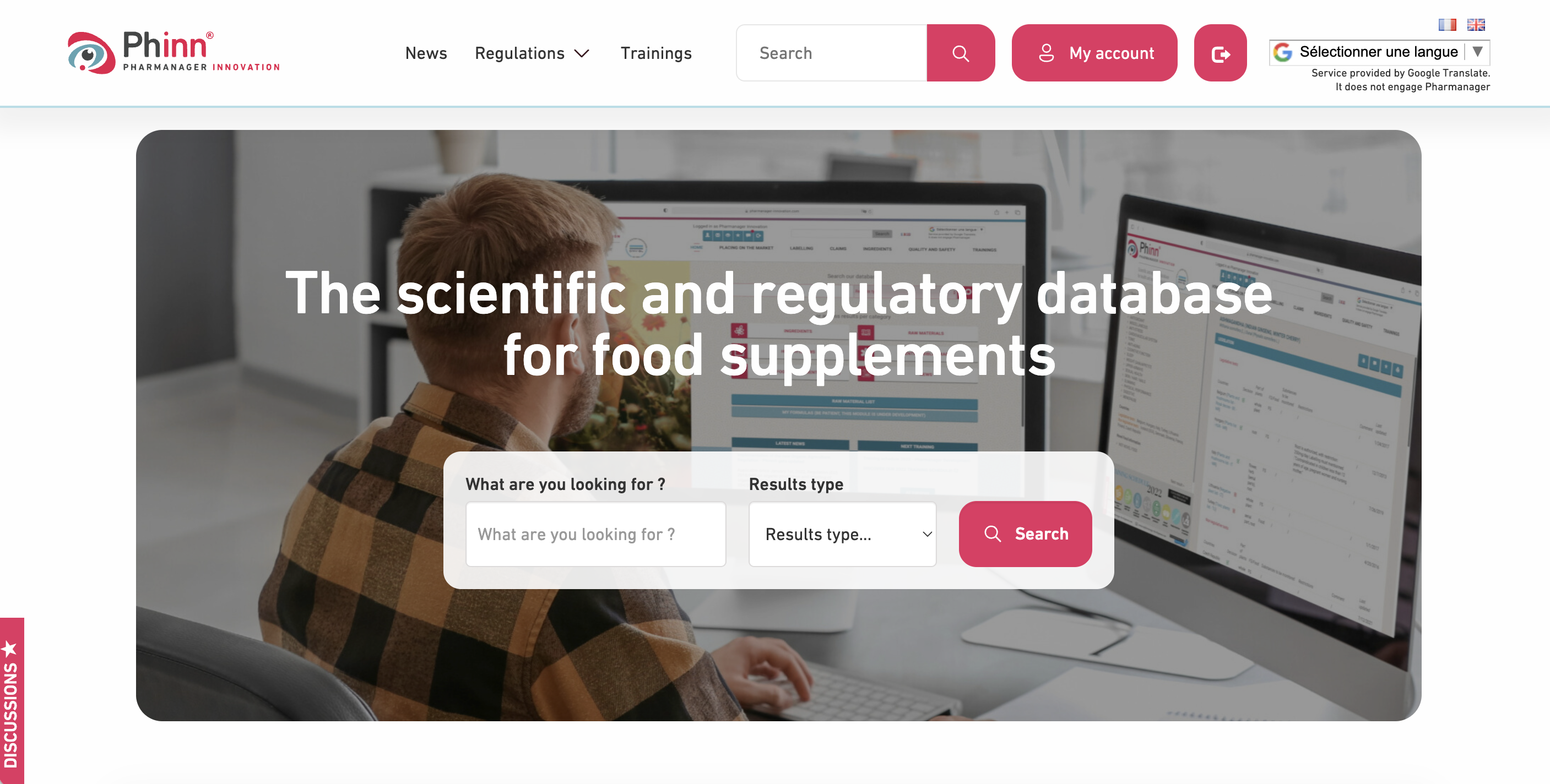Phinn® : The Scientific and Regulatory Database for Food Supplements