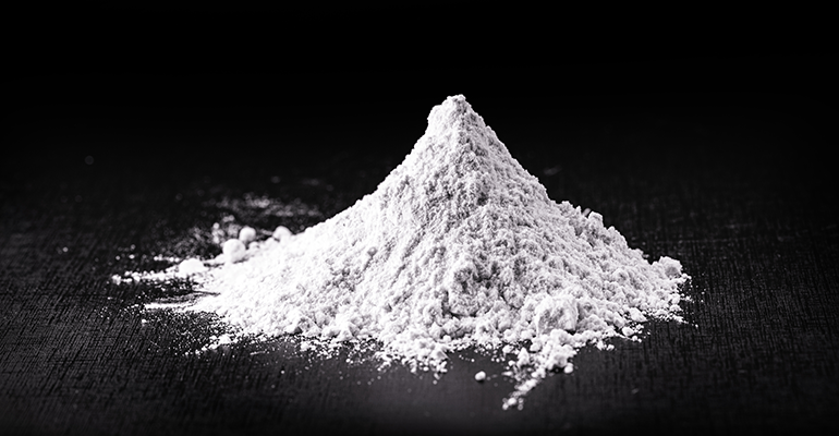 Titanium Dioxide is inorganic chemical compound, widely used as a commercial white pigment. © AdobeStock/RHJ